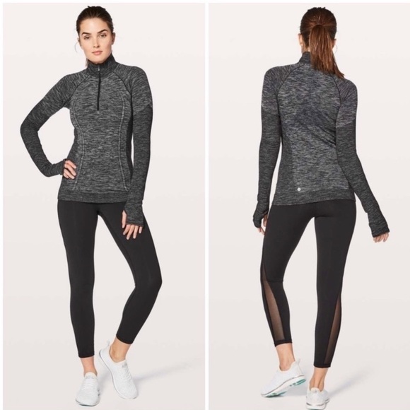 Lululemon Swiftly Wool 1/2 Zip Hoodie - Picture 1 of 8